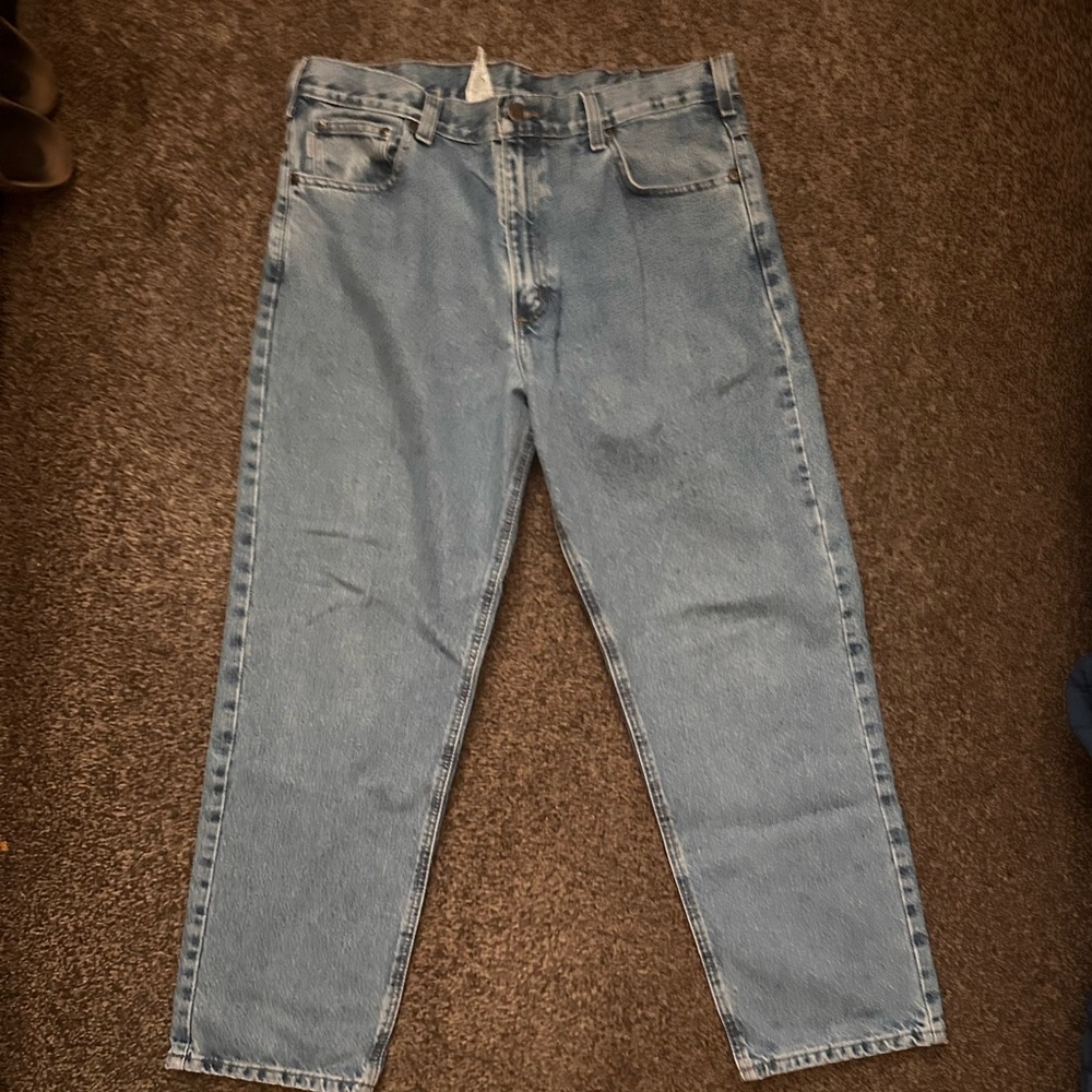 Carhartt Light Blue Men's Straight Jeans